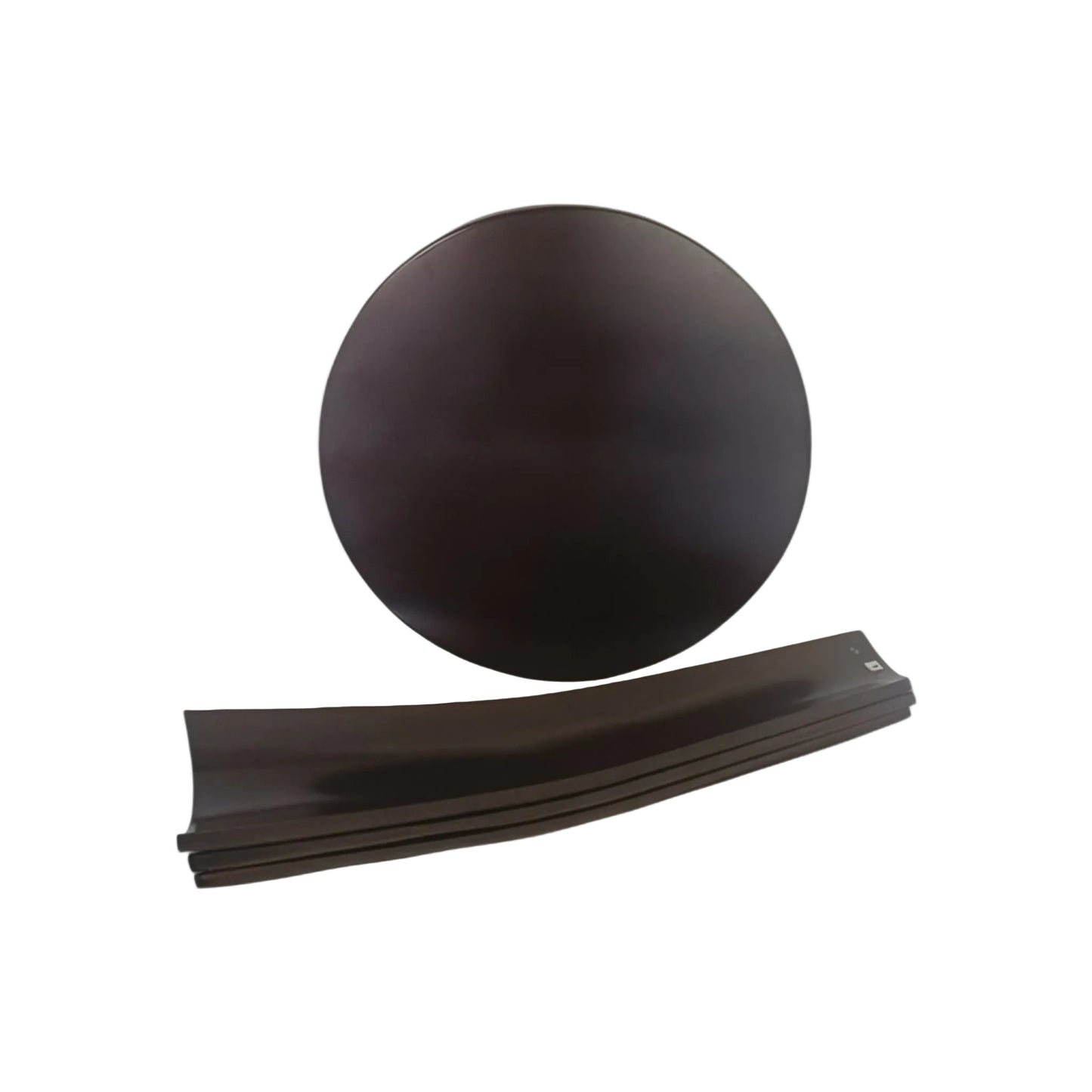 Trio Arc Curved Wooden Round Side Table