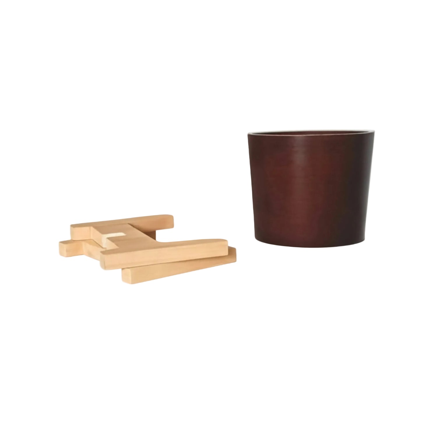 Classy Taper Round Desk Planter Pot With Stand