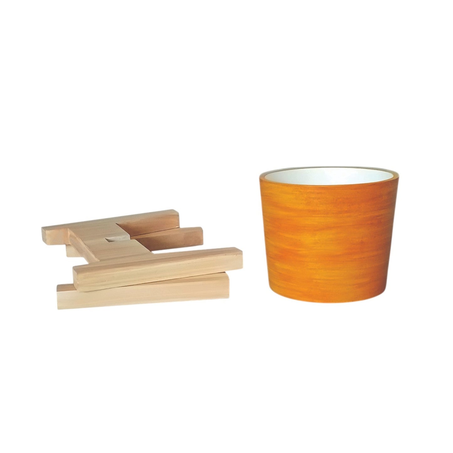 Vera Tapered Round Table Planter Pot With Stand