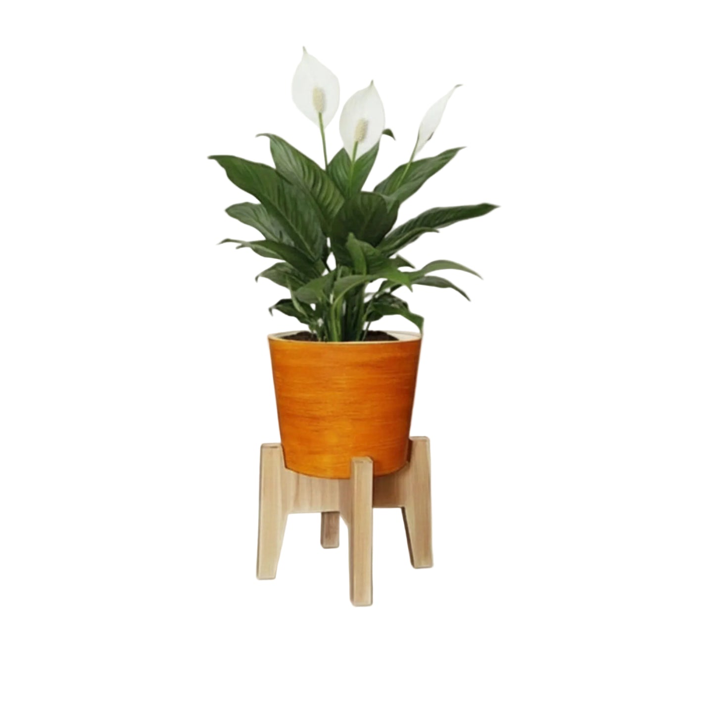 Vera Tapered Round Table Planter Pot With Stand