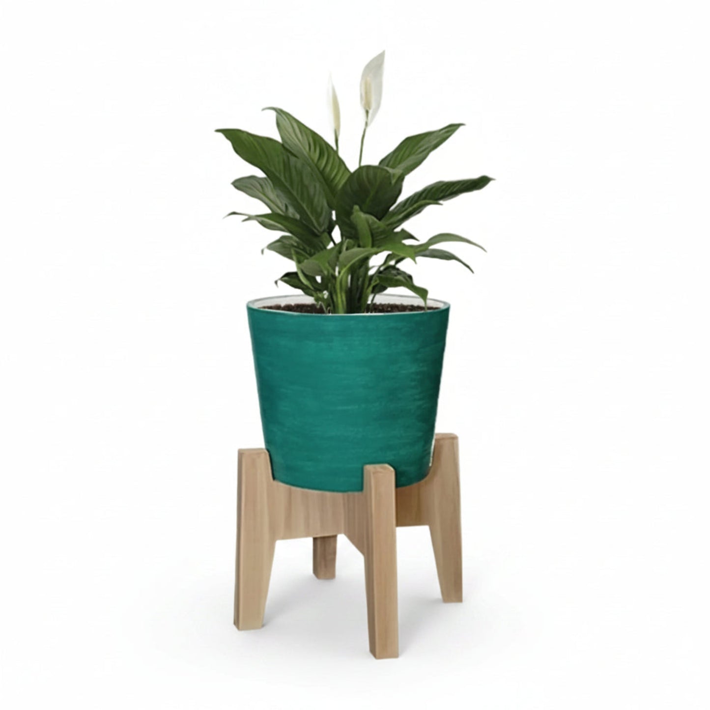 Vera Tapered Round Table Planter Pot With Stand