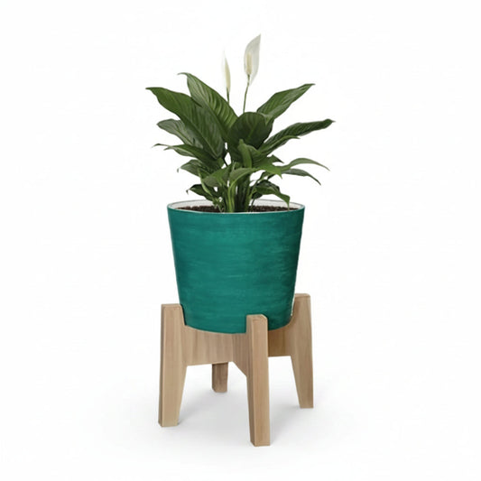 Vera Tapered Round Table Planter Pot With Stand