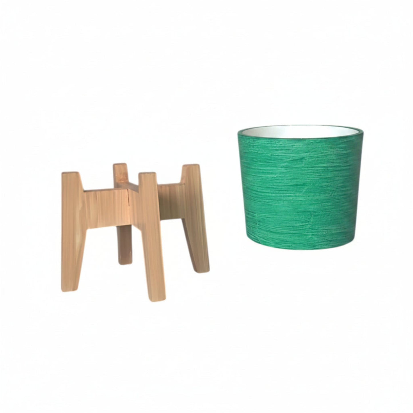 Vera Tapered Round Table Planter Pot With Stand