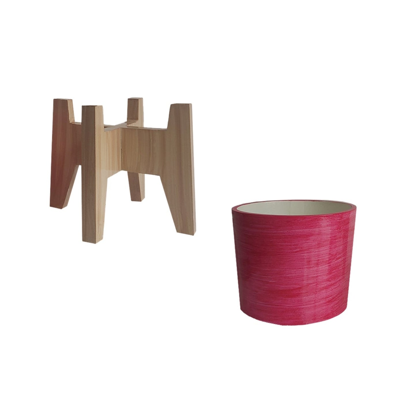 Eleva Round Circular Table Planter With Stand