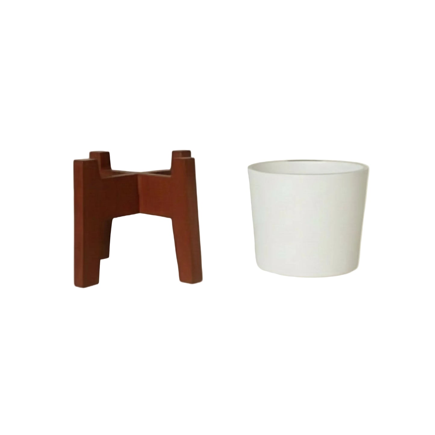 Classy Taper Round Desk Planter Pot With Stand