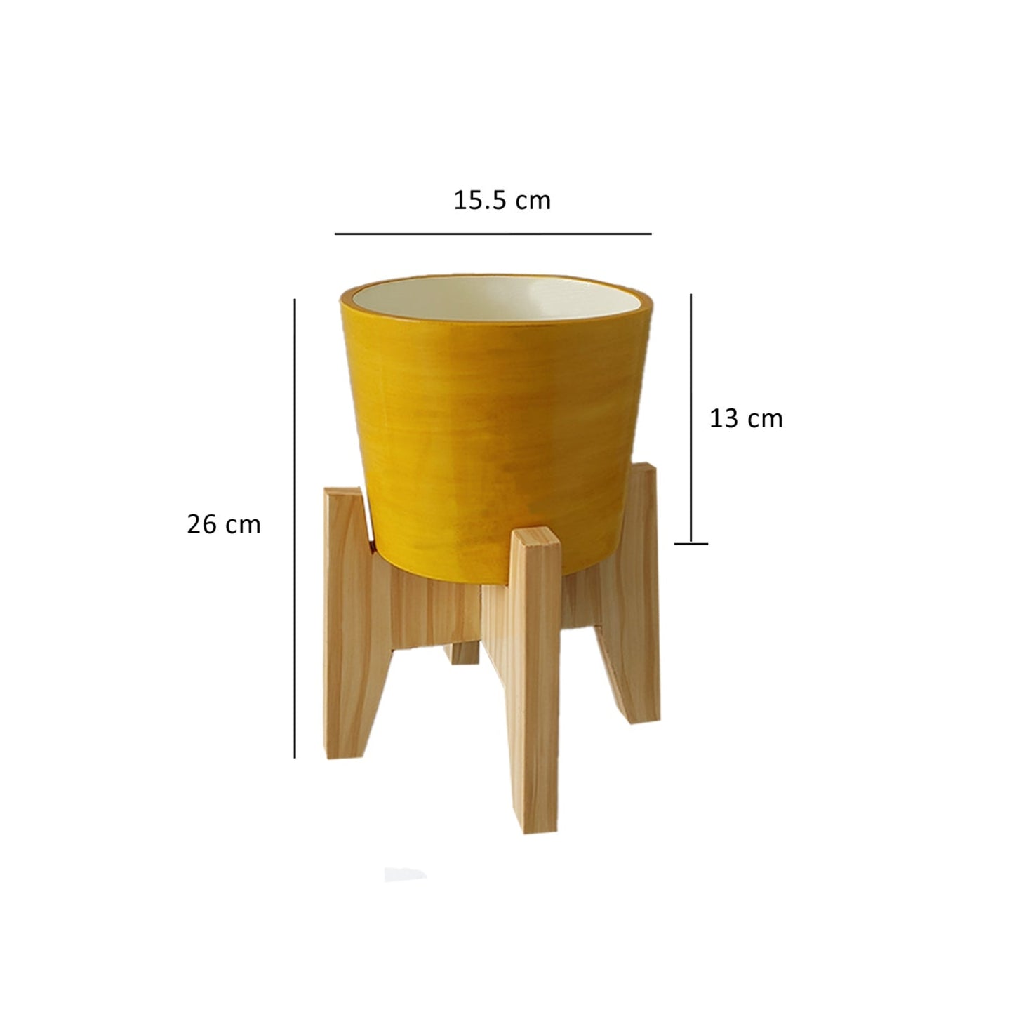 Eleva Round Circular Table Planter With Stand