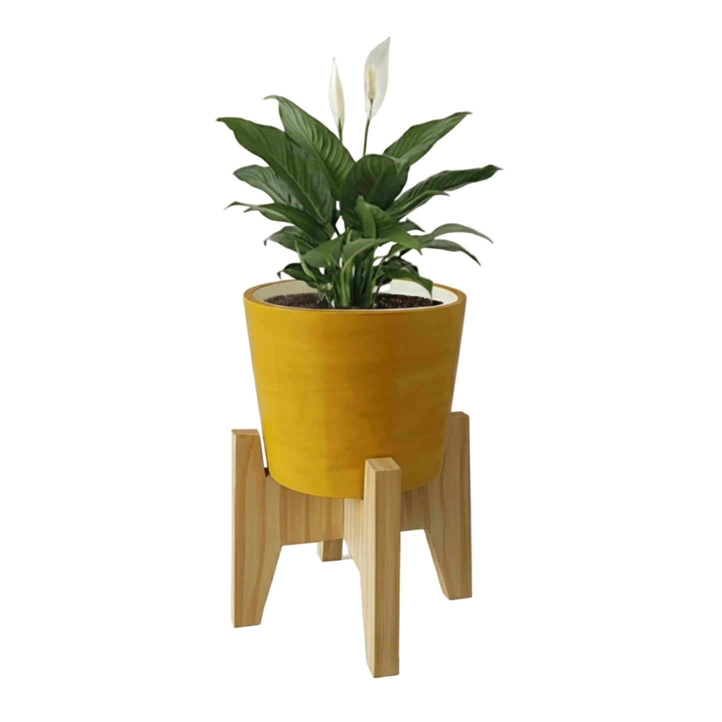 Eleva Round Circular Table Planter With Stand