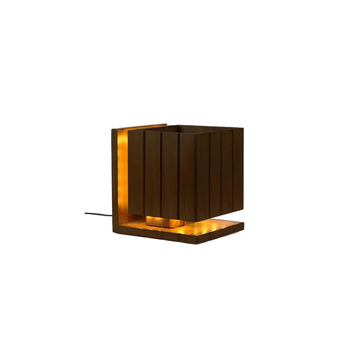 AuraCube Planter and LED Glow Lamp
