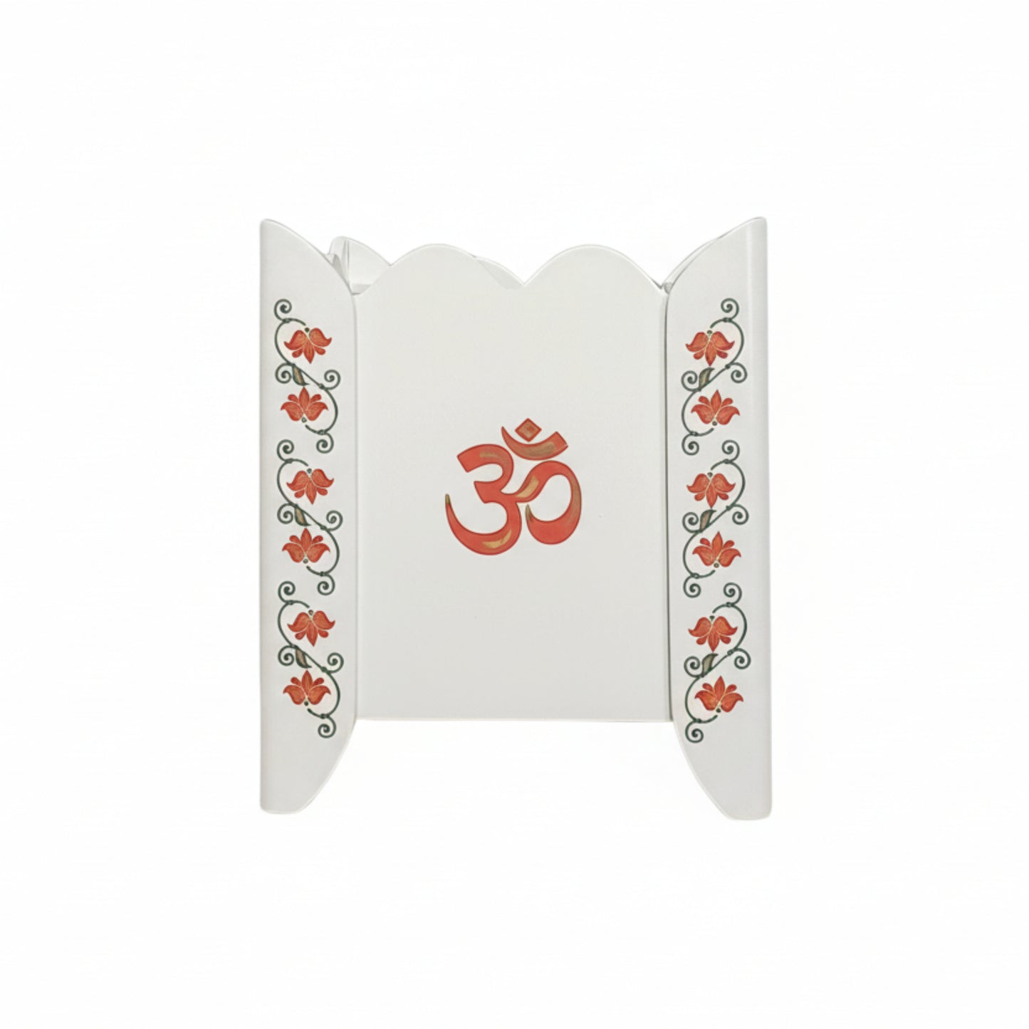 Divyam Handcrafted Vrindavan Tulsi Planter Pot with Lotus Motif (D1)