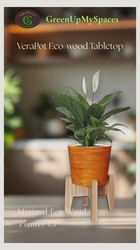 Eleva Round Circular Table Planter With Stand